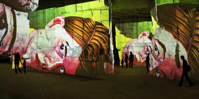 Lichtshow Cave Experience Gemeentegrot
