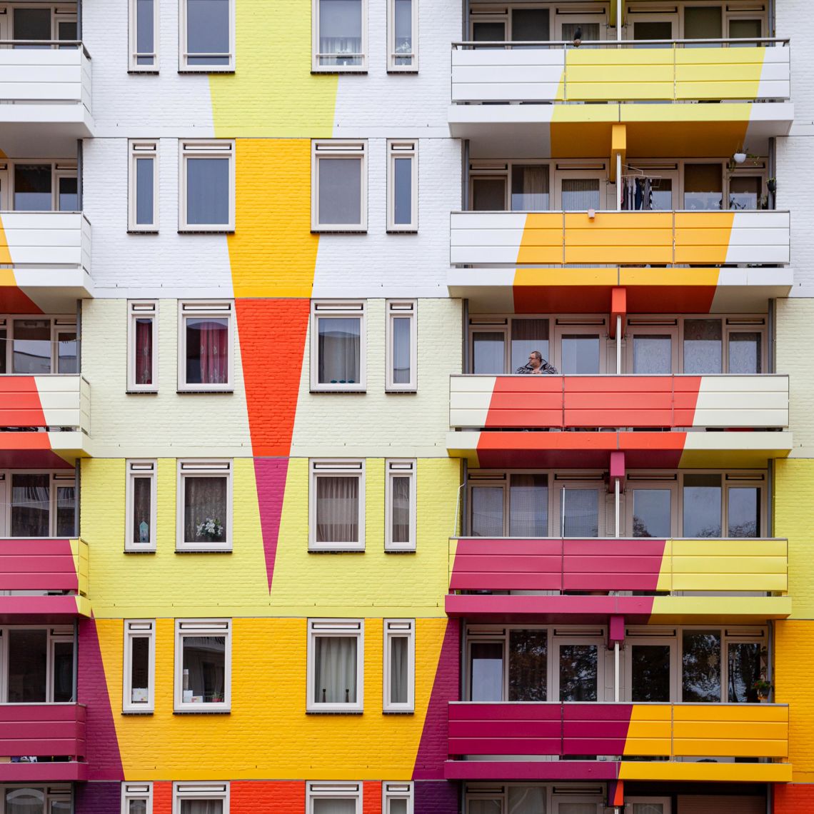 Beschilderde flat in Heerlen
