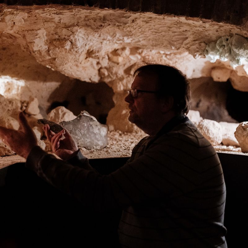 Joep Orbons vertelt over een ondergronds prehistorisch gesteente