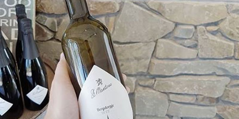 Fles wijn van Het Bergdorpje