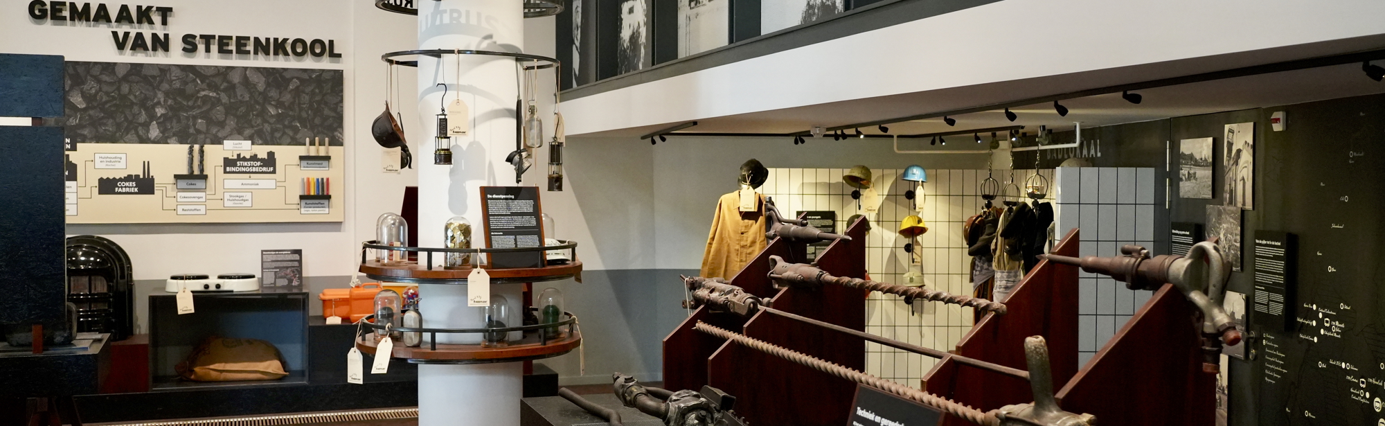 Mijnmuseum boren en uitrusting