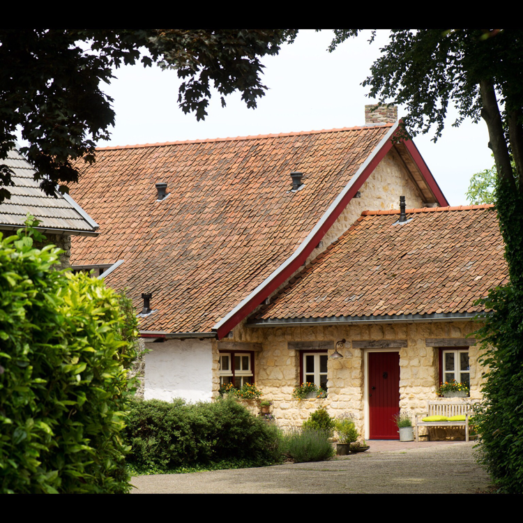 Vakantiehuis en vergaderlocatie Alkenrode met twee heggen en oude stenen