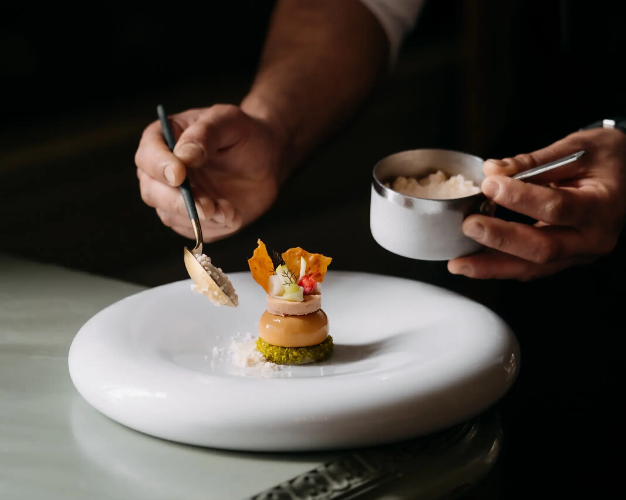 Smaak van het seizoen menu bij Restaurant Château Neercanne