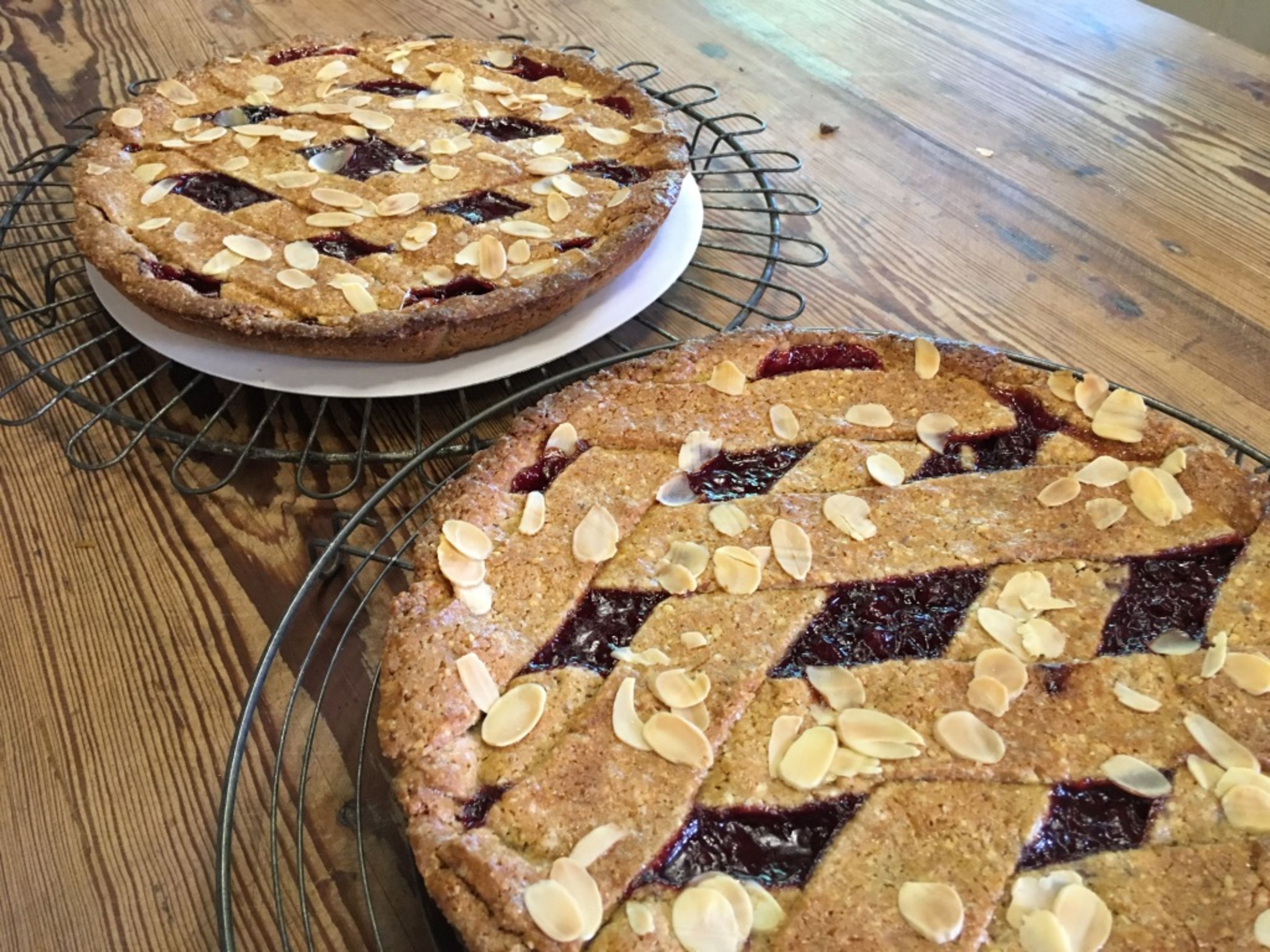 Linzer vlaai die geen vlaai is...