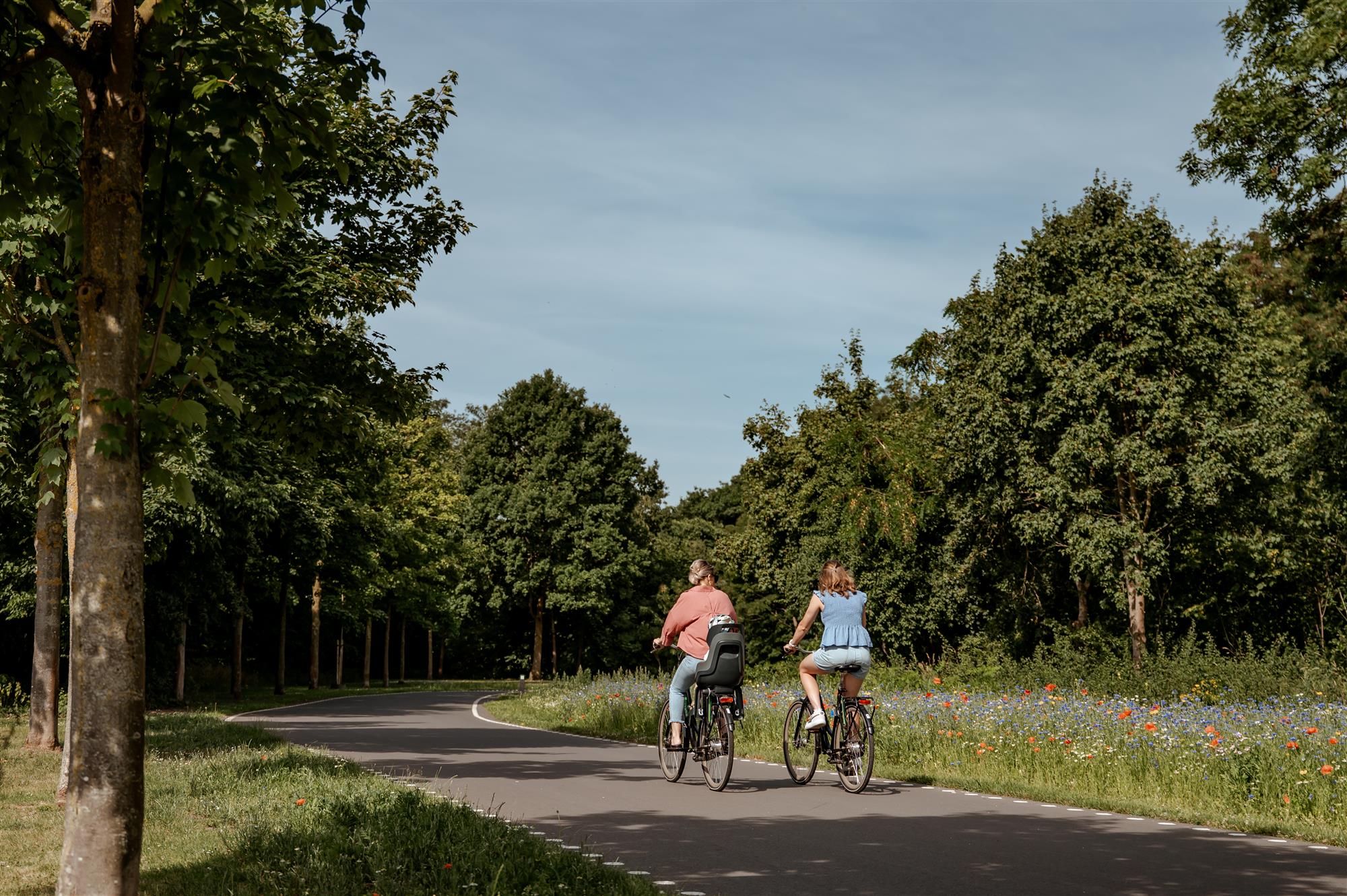 Fietsen over de Parkstadroute